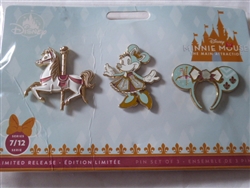 Disney Trading Pin 140127 DS - Main Attraction - Minnie King Arthur Carousel Set