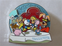 Disney Trading Pin 141137 WDW - 2020 EPCOT International Food & Wine Festival 25th Anniversary - Alice In Wonderland