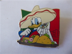 Disney Trading Pin 141300 WDW - EPCOT International Food & Wine Festival 2019 - Flag Mystery - Donald