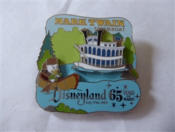 Disney Trading Pin 141448 DLR - 65 Years of Magic - Mark Twain Steamboat