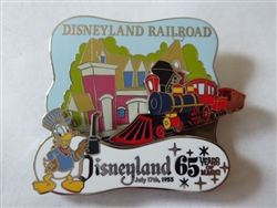Disney Trading Pin 141452 DLR - 65 Years of Magic - Disneyland Railroad