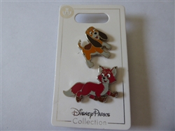 Disney Trading Pin 141552 Tod and Copper Set