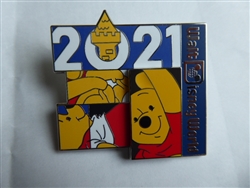 Disney Trading Pin 141602 WDW - Character Block 2021 - Winnie the Pooh