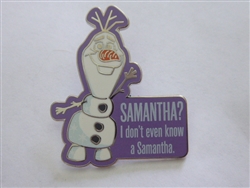 Disney Trading Pins  141928 Frozen II - Olaf Samantha?