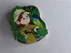 Disney Trading Pin 142193 PIXAR UP Booster - Ellie with Parrot