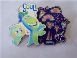 Disney Trading Pin  142223 HKDL - Pixar Soul - Joe and 22