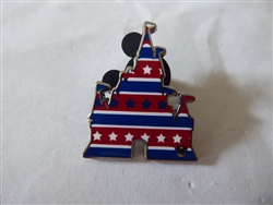 Disney Trading Pin 142318 WDW - Hidden Mickey 2020 - Castle Patriotic