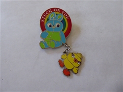 Disney Trading Pins 142333     DS - Valentine's Day 2021 Mystery - Ducky and Bunny