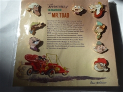 Disney Trading Pin  14283 Disney Catalog - The Adventures of Ichabod and Mr. Toad Pin Card Set (Character Heads)