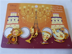 Disney Trading Pin  142896 Loungefly - Beauty and the Beast Enchanted Objects Castle Servants Set