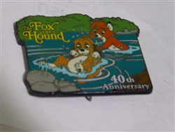 Disney Trading Pin 143068 DS - Fox and the Hound 40th Anniversary - Copper and Todd