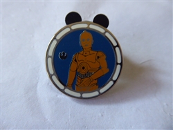 Disney Trading Pin 143444 WDW - C-3PO - Star Wars Droids - Hidden Mickey