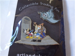 Disney Trading Pins 143500 Artland - Lonesome Ghost, Mickey, Donald, Goofy - Ghost Exterminators Set