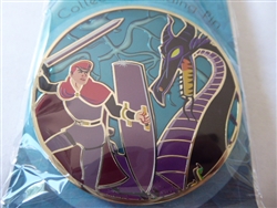 Disney Trading Pin 143557 Artland - Maleficent Dragon and Prince Phillip - Sleeping Beauty