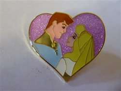 Disney Trading Pin 143972 Loungefly - Aurora and Phillip Heart - Sleeping Beauty