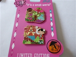 Disney Trading Pin 144059 DLR - Africa and Japan - Small World 55th Anniversary