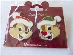 Disney Trading Pins 145148 DLP - Chip & Dale - Christmas Heads