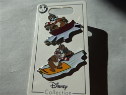 Disney Trading Pin 145185 DS - Chip & Dale - Holiday set