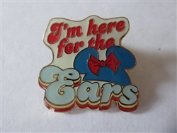 Disney Trading Pin 145249 WDW/DLR - I’m Here for the Ears - Flair pin