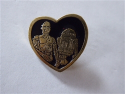 Disney Trading Pin  145451 C3PO & R2D2 - Heart Variety Charity - Star Wars