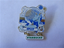 Disney Trading Pin 145650 WDW - Epcot - 50th Anniversary Starbucks