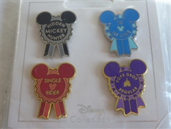 Disney Trading Pin 145678 DS - Mickey Mouse Icon - Ribbon Flair Pin Set