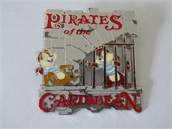 Disney Trading Pin 145844     DLP - Chip & Dale - Pirates of the Caribbean