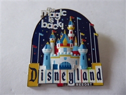 Disney Trading Pin 145890 DLR - The Magic is Back - castle