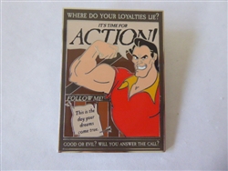 Disney Trading Pins 146156     WDW - Gaston Poster - Heroes vs Villains