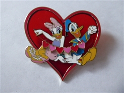 Disney Trading Pin 147011 DSSH - Donald and Daisy - Love Is In The Air