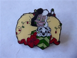 Disney Trading Pins 147071 Loungefly - Cruella with Christmas Puppy - 101 Dalmatians