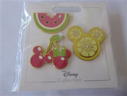 Disney Trading Pin 147403 WDW - Mickey Icon Fruit set