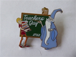 Disney Trading Pin  147849 Merlin, Arthur, and Archimedes - Teacher Day