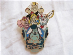 Disney Trading Pin 14794: DLR - Disneyland Attractions (Alice in Wonderland)