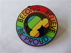 Disney Trading Pin 148091 Belong, Believe and Be Proud - Pride