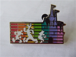 Disney Trading Pin  148092 Mickey, Minnie, Goofy with Rainbow Castle - Pride