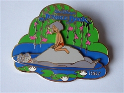 Disney Trading Pin 14889     M&P - Baloo & Mowgli - The Jungle Book 1967 - Slider - History of Art 2002