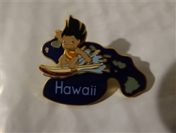 Disney Trading Pins   14903 State Character Pins (Hawaii/Lilo)