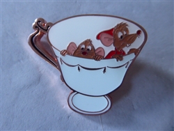 Disney Trading Pin 149240 Loungefly - Jaq & Gus in Teacup