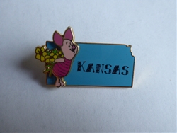 Disney Trading Pin  14938 State Character Pins (Kansas/Piglet)