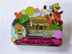 Disney Trading Pin 149438 DL - Pluto and Goofy - Disneyland Is Home