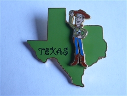 Disney Trading Pin 14957 State Character Pins (Texas/Woody)