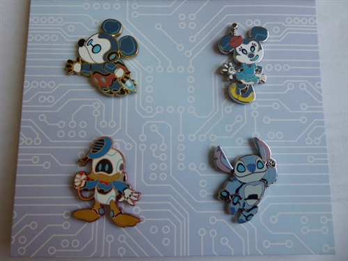 Disney Trading Pin 146643 Stitch - Mickey Mouse and Friends Robots