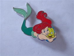 Disney Trading Pin   149793 DLP - Ariel & Flounder - Little Mermaid