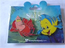 Disney Trading Pin 149794 DLP - Sebastian and Flounder Set - Little Mermaid