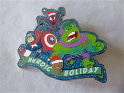 Disney Trading Pin 149875 Marvel - Heroic Holiday - Captain America, Hulk, Spider-Man, Groot