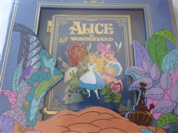 Disney Trading Pins 151048     Loungefly - Alice in Wonderland Book - Jumbo