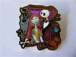 Disney Trading Pin  151207 Loungefly - Jack and Sally - The Nightmare Before Christmas - Stained Glass Frame