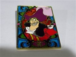 Disney Trading Pin 151640     Pink A La Mode - Captain Hook - Stained Glass Villain
