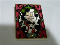 Disney Trading Pin 151642     Pink A La Mode - Cruella de Vil - Stained Glass Villain